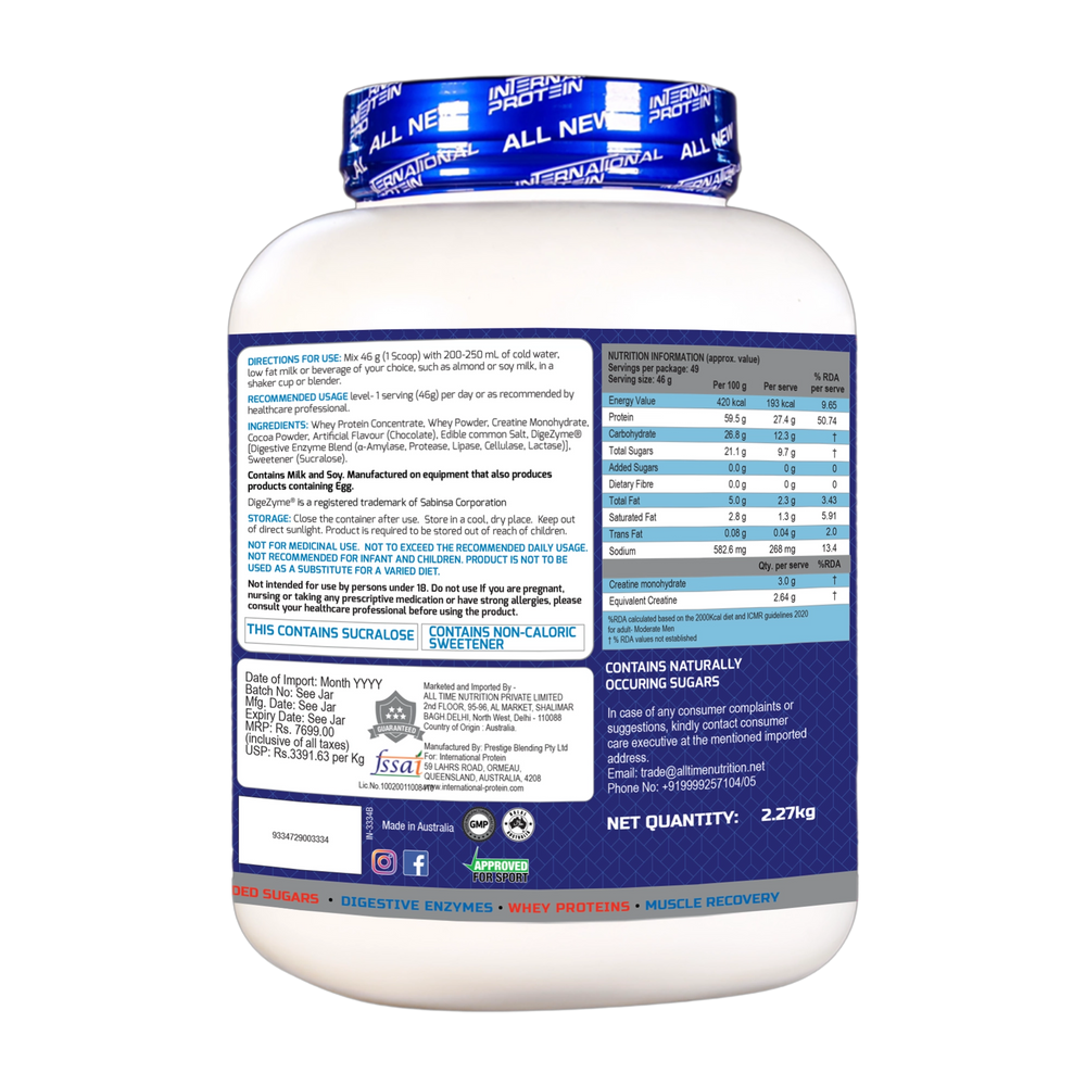 International Protein Grow A Whey 2.27 Kg (5 Lb)