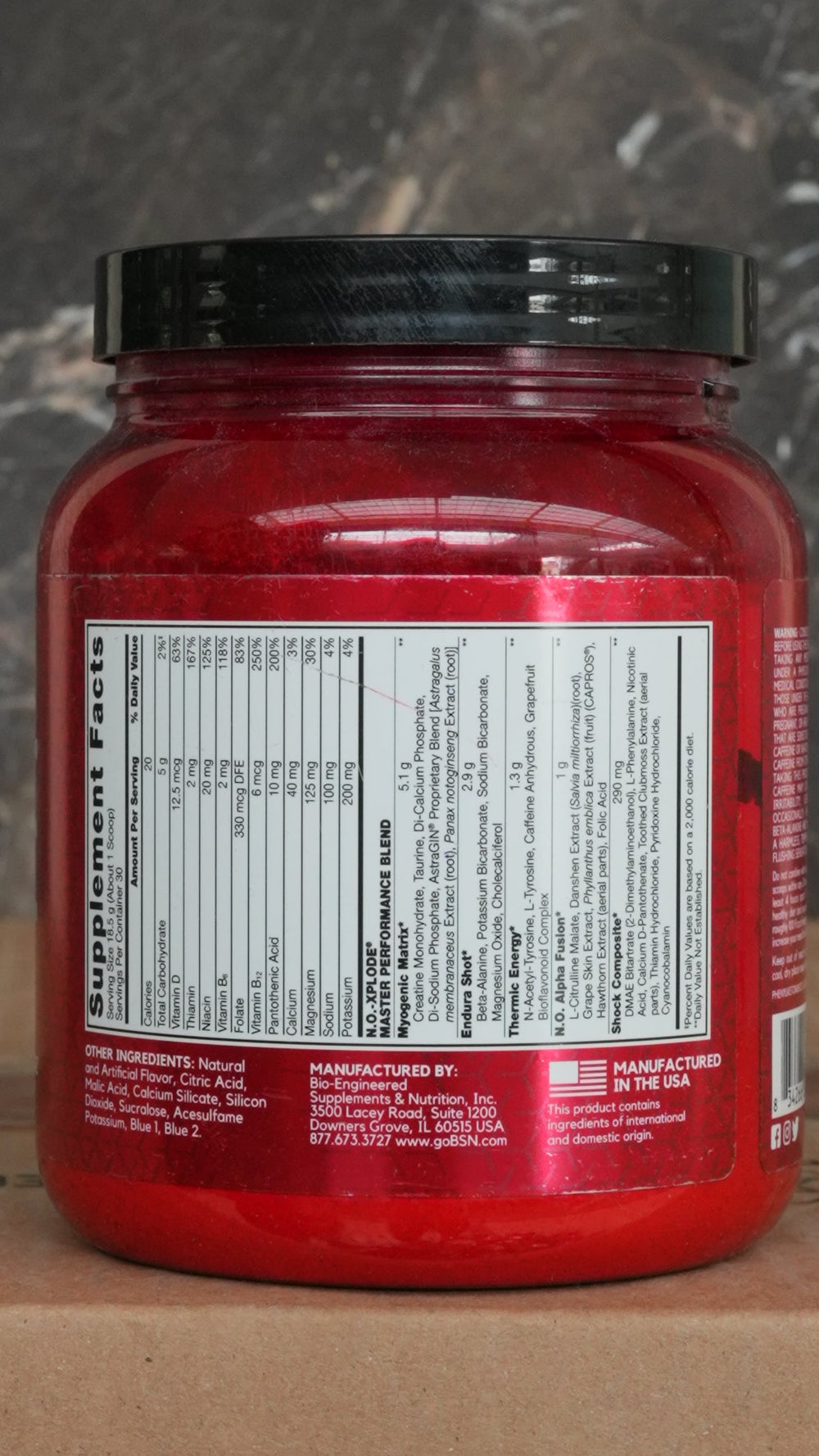 BSN NO Explode Preworkout