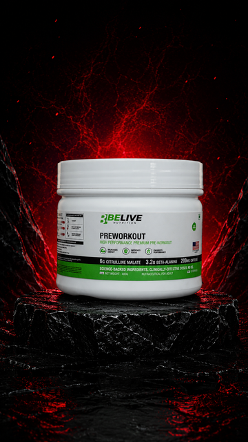 Belive Preworkout High Focus & Intensity