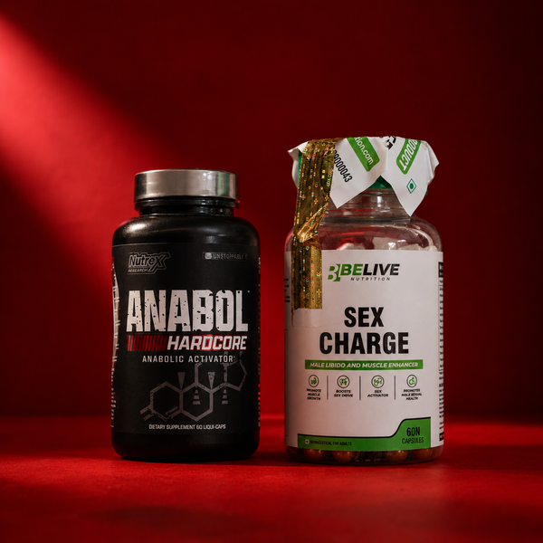 Aggressive Muscle Gain Combo | Anabol Hardcore + Sex Charge Performance Combo
