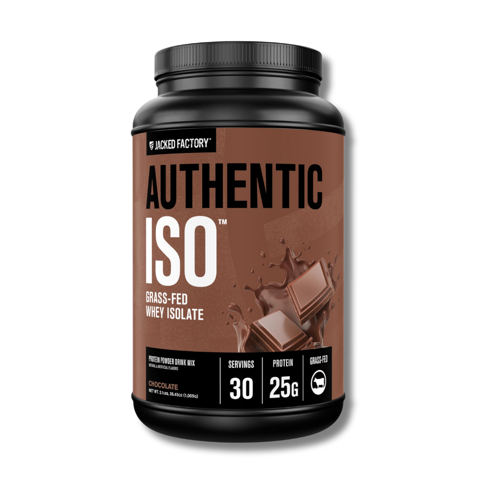 Jacked Factory Authentic ISO Whey Protein Isolate - 30 Servings