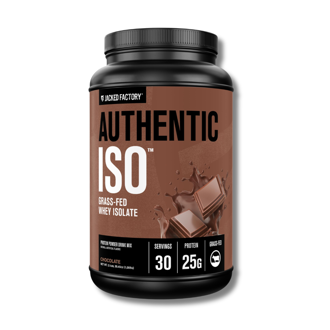 Jacked Factory Authentic ISO Whey Protein Isolate - 30 Servings