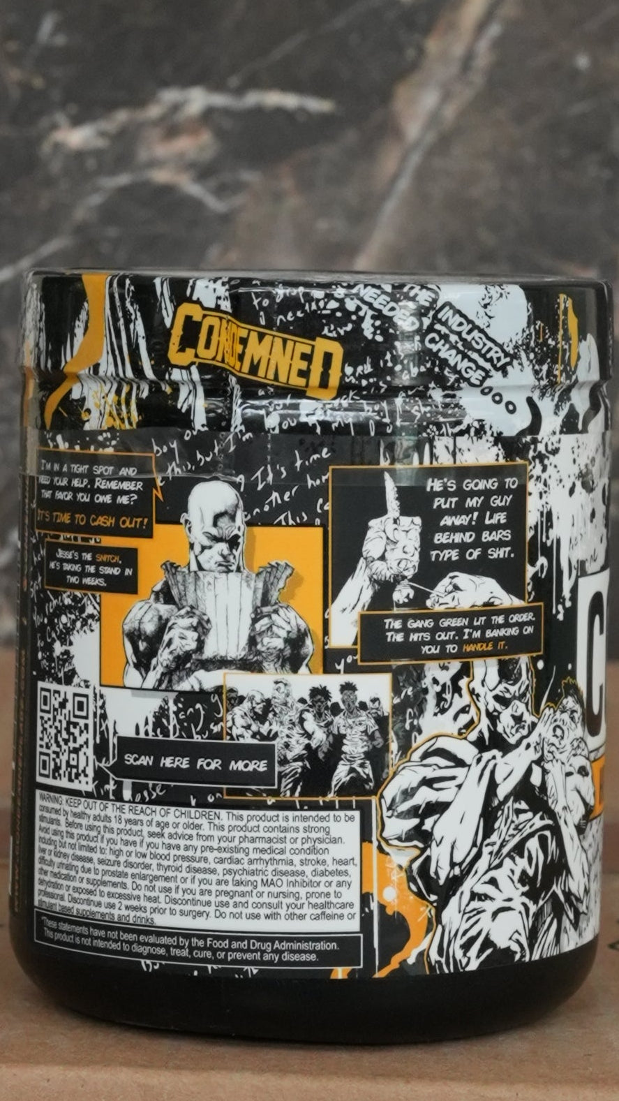 Condemned Convict Imported HIGH STIM Preworkout (50 Servings)