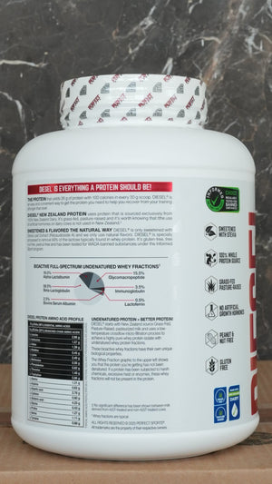 Diesel 100% New Zealand Isolate Whey Protein (Grass-Fed)