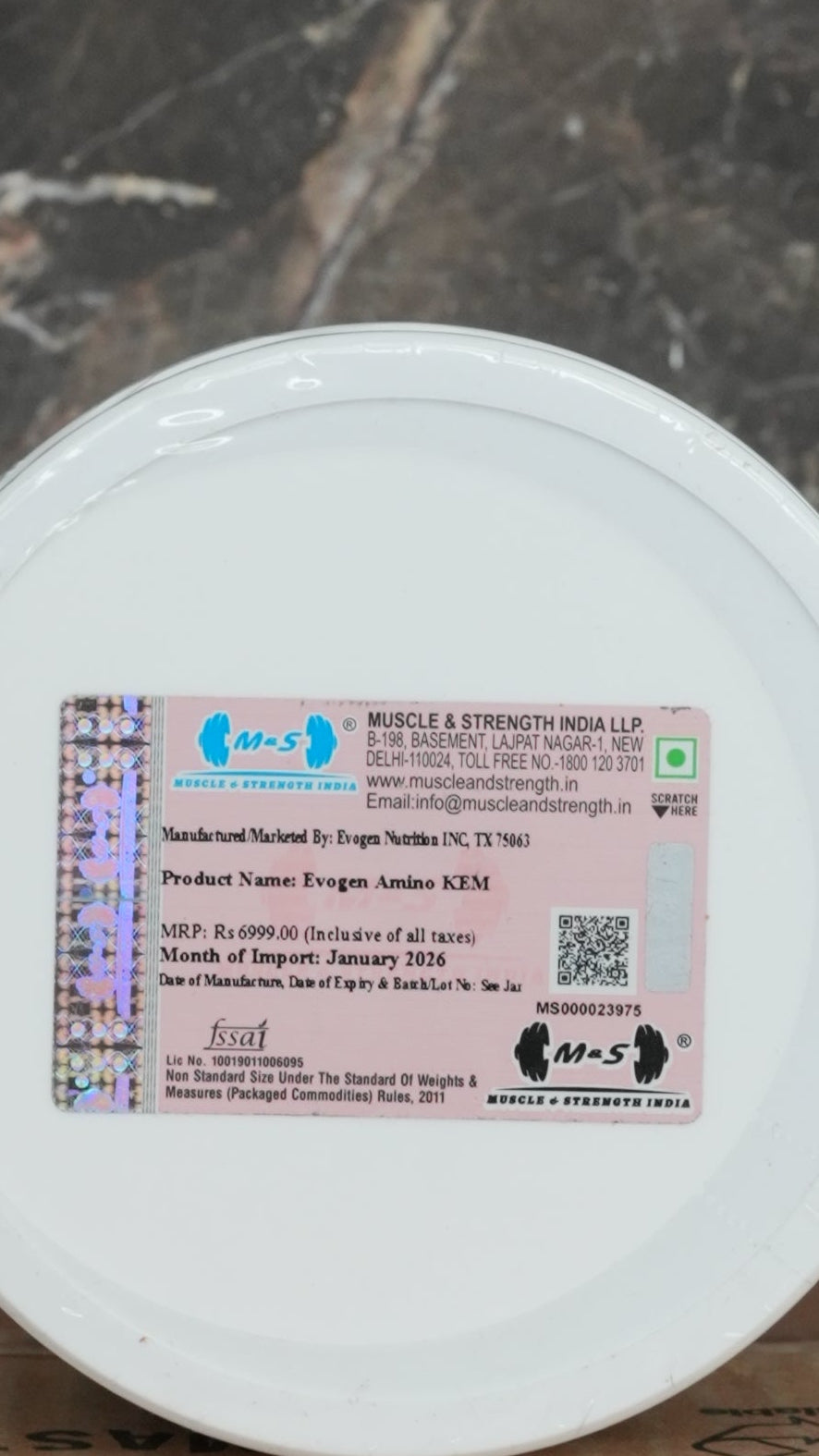 Evogen Elite Amino K.E.M (Imported)