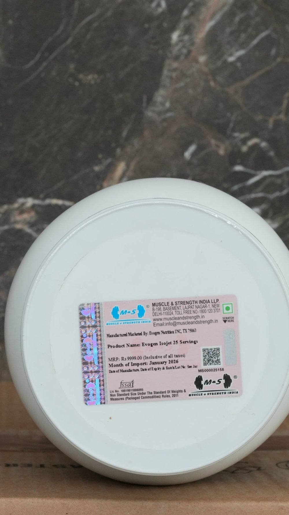 Evogen Isoject Whey Isolate Protein