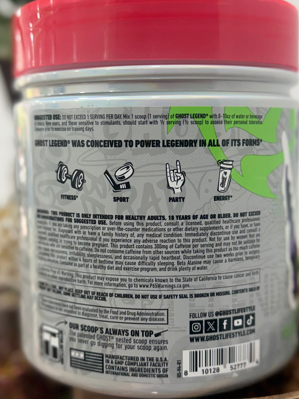 Ghost Legend Preworkout (Imported)