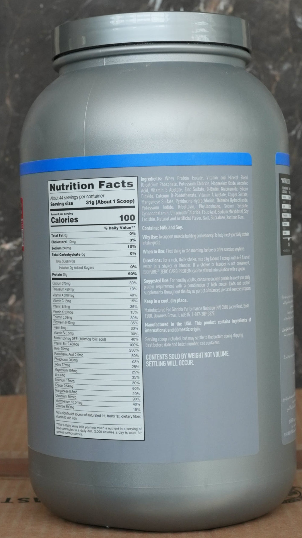 Isopure Isolate Whey Protein (Imported)
