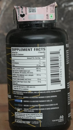Jacked Factory Lean XT Max Advanced Stim Free Fat Burner