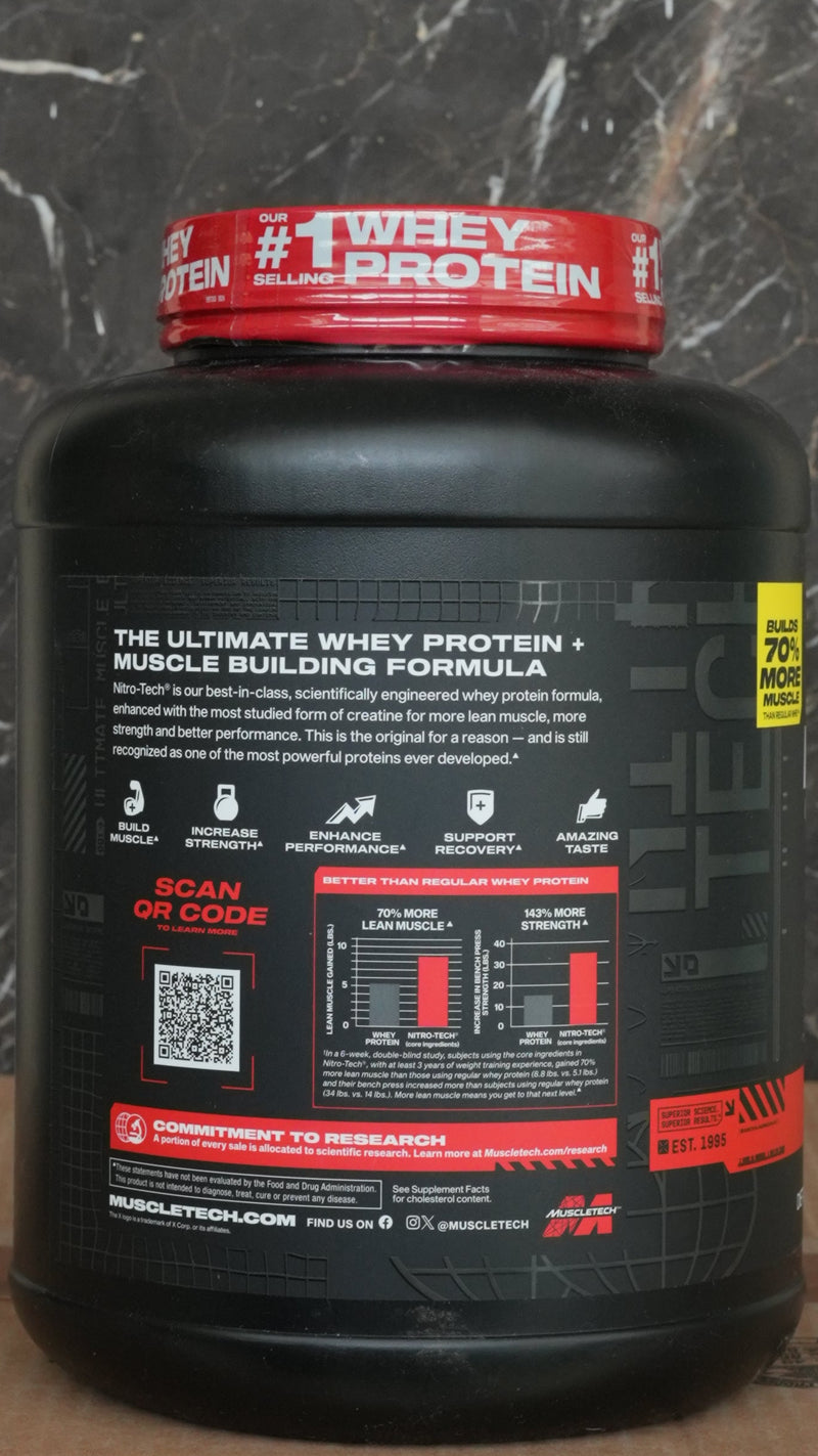 Muscletech Nitrotech Whey Protein (100% Imported)