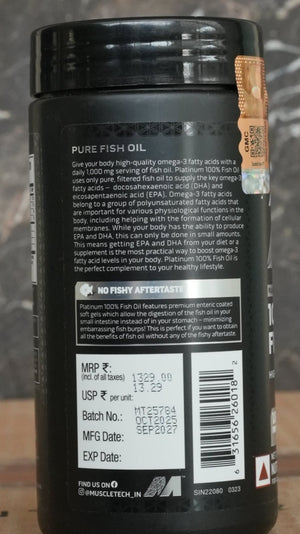 Muscletech 100% Fish Oil