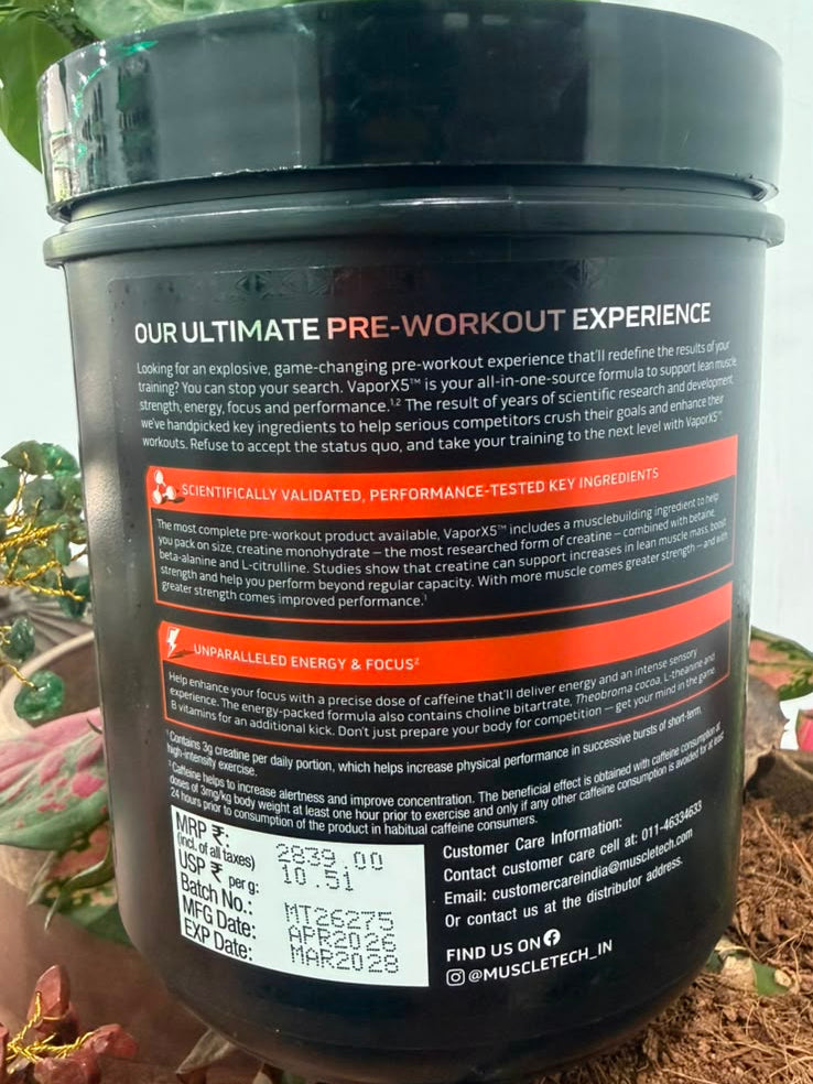Muscletech Vapor X5 Preworkout