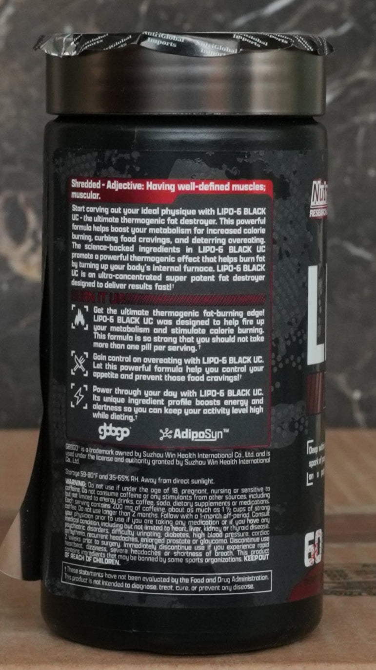 Lipo 6 Black Ultra Fat Burner