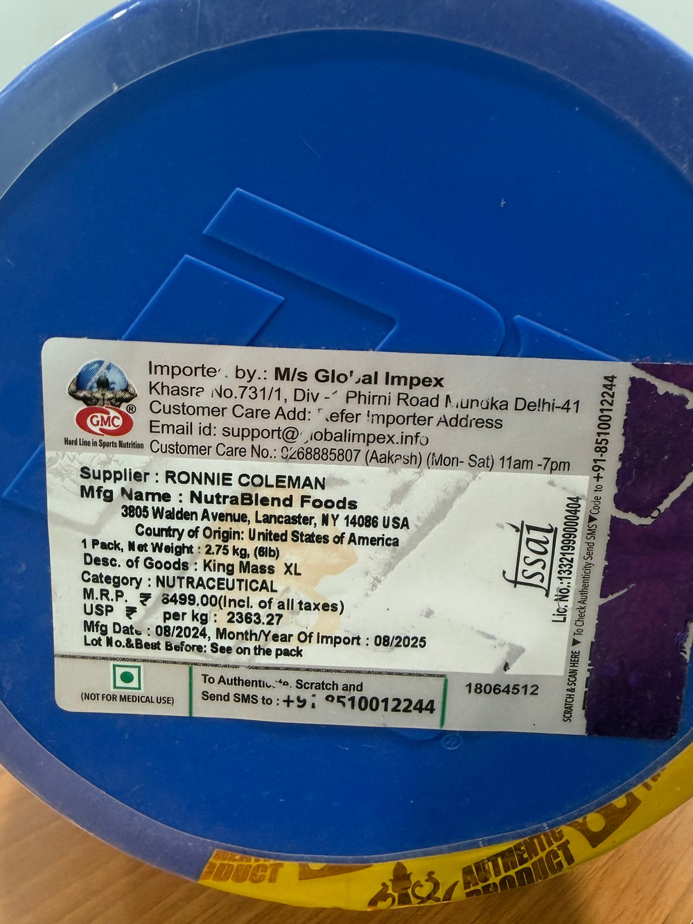 Ronnie Coleman King Mass Gainer XXL
