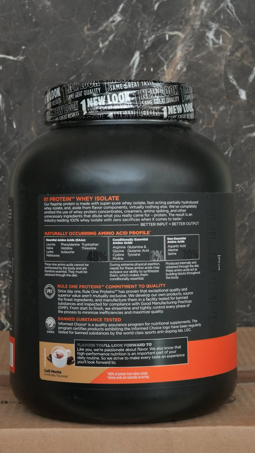 Rule 1 Whey 100% Isolate Protein (New look, New lot, Imported)