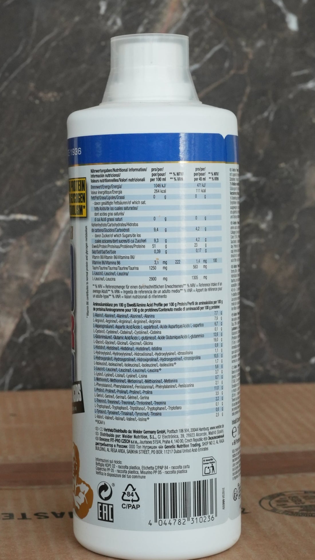 Weider Amino Power Liquid Advanced Formulation