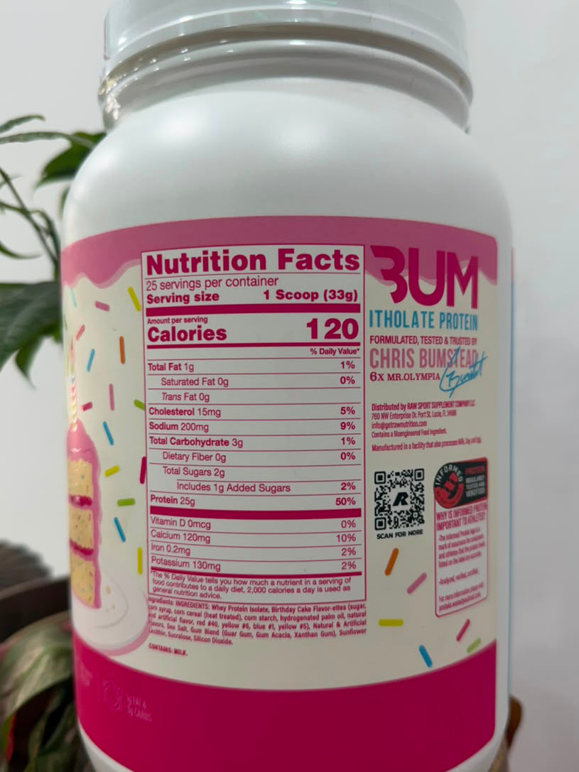 RAW CBUM Itholate Protein (Purest Isolate Protein by CBUM)