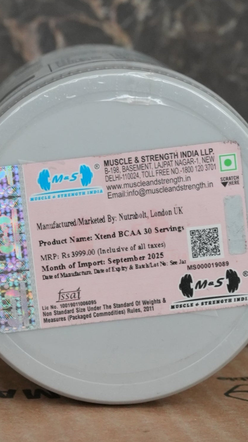 Xtend BCAA (100% Imported from UK)