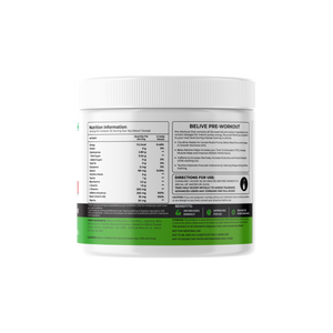 BELIVE PREWORKOUT