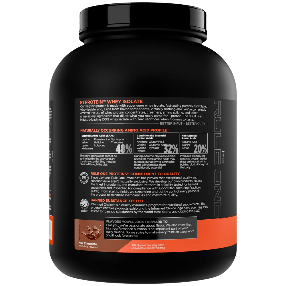 R1 Protein Whey Isolate 100% Whey Isolate*