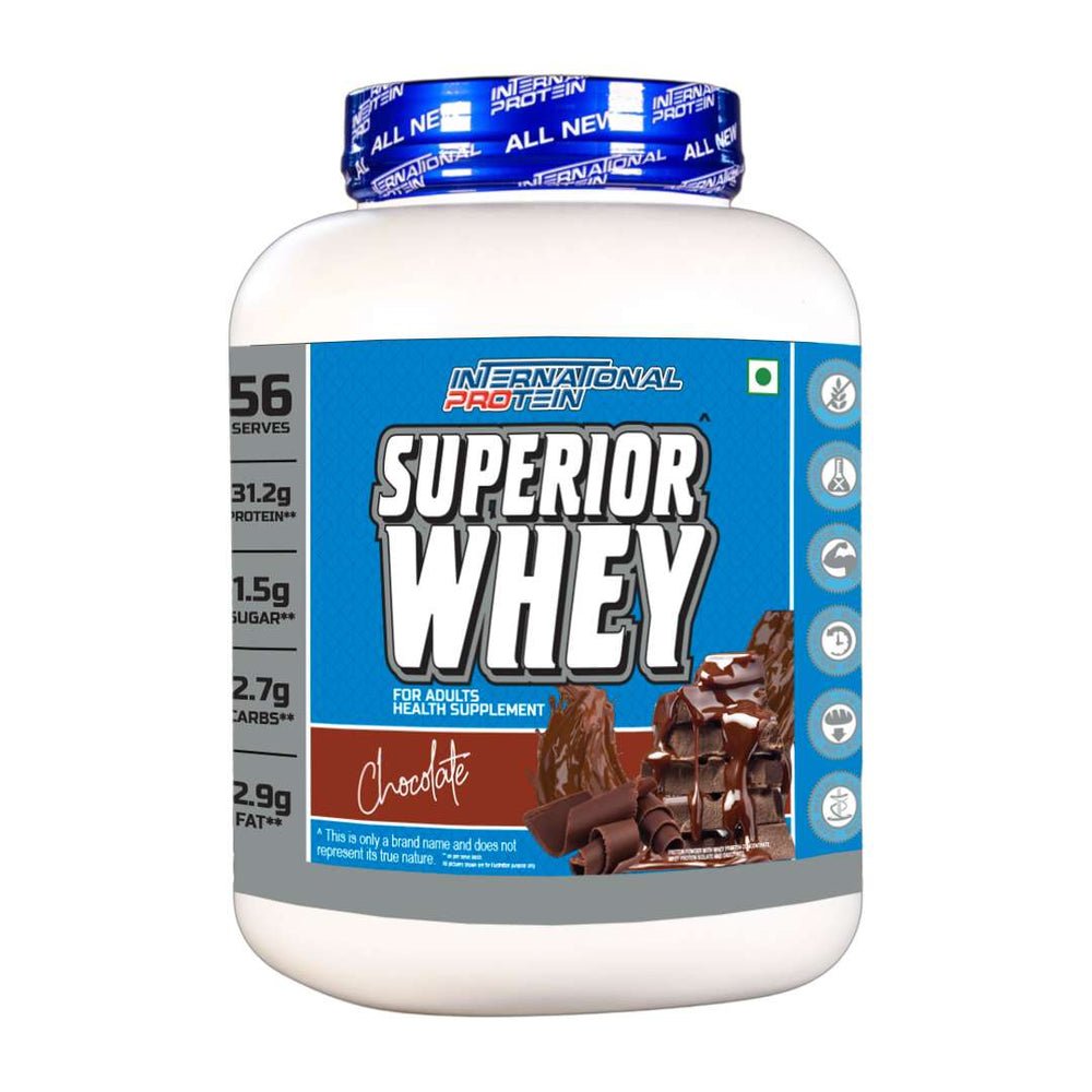 International Protein Superior Whey - 2.27 Kg (5 Lb), Chocolate
