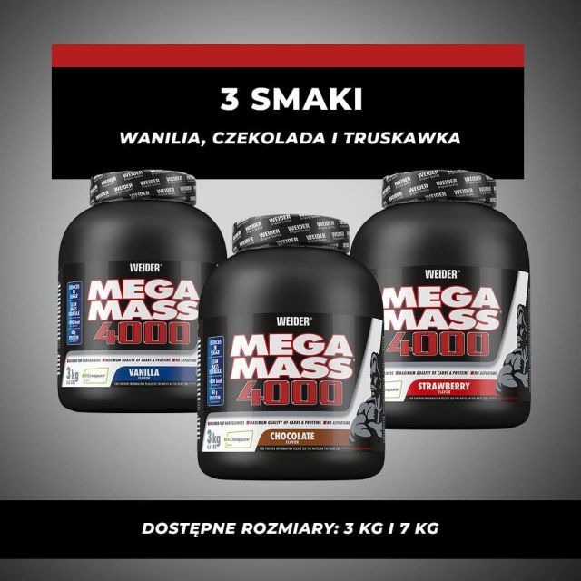Weider Mega Mass 4000 (3Kg)